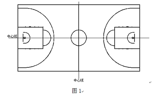塑胶篮球场施工放线图