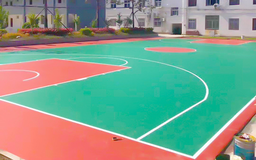 杭州塑胶篮球场施工