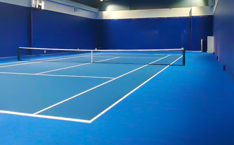 室内标准网球场地
