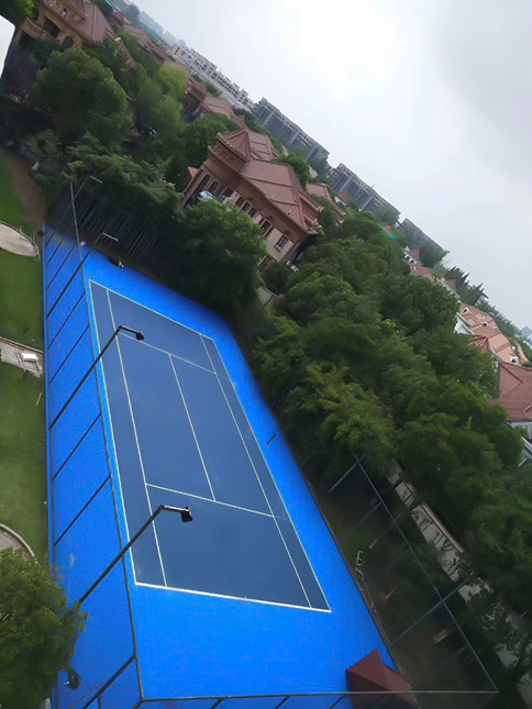 网球场地面施工