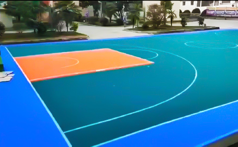 塑料篮球场