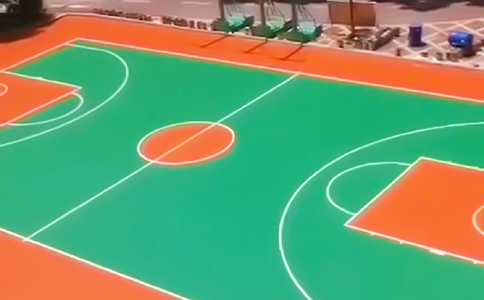 塑胶硅pu篮球场