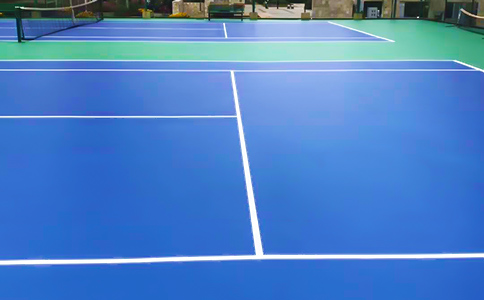 网球场施工地面材料