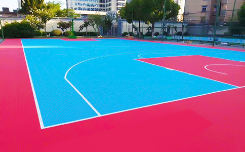 篮球场塑胶地面