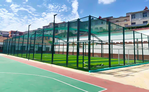 杭州笼式足球场施工