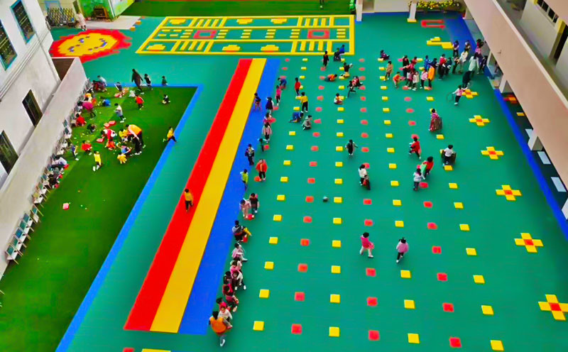 杭州幼儿园塑胶跑道