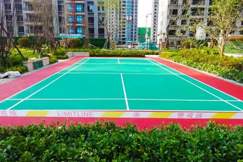塑胶羽毛球场