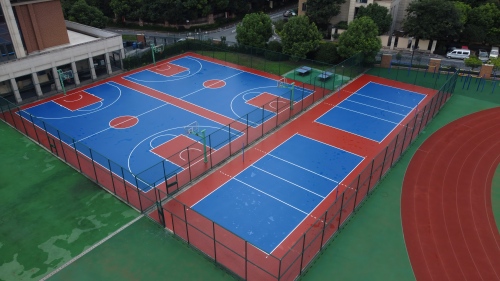 硅PU篮球场