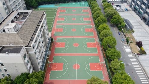 硅PU篮球场