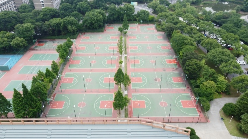 篮球场地面